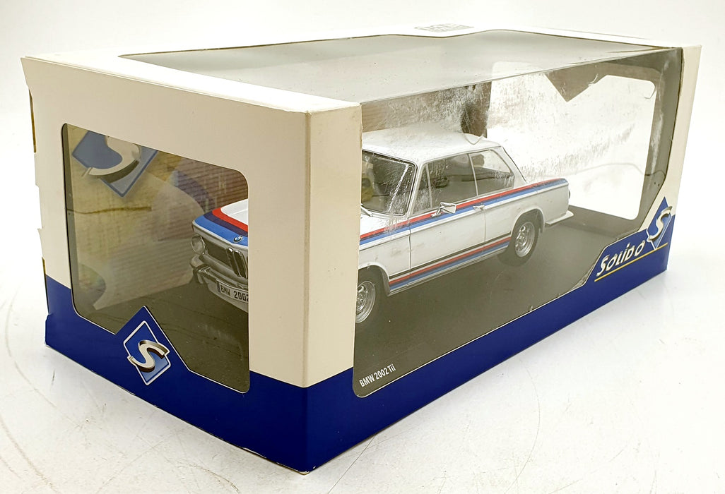 Solido 1/18 Scale S1808602 - BMW 2002 TII Turbo Evocation 1971 - White