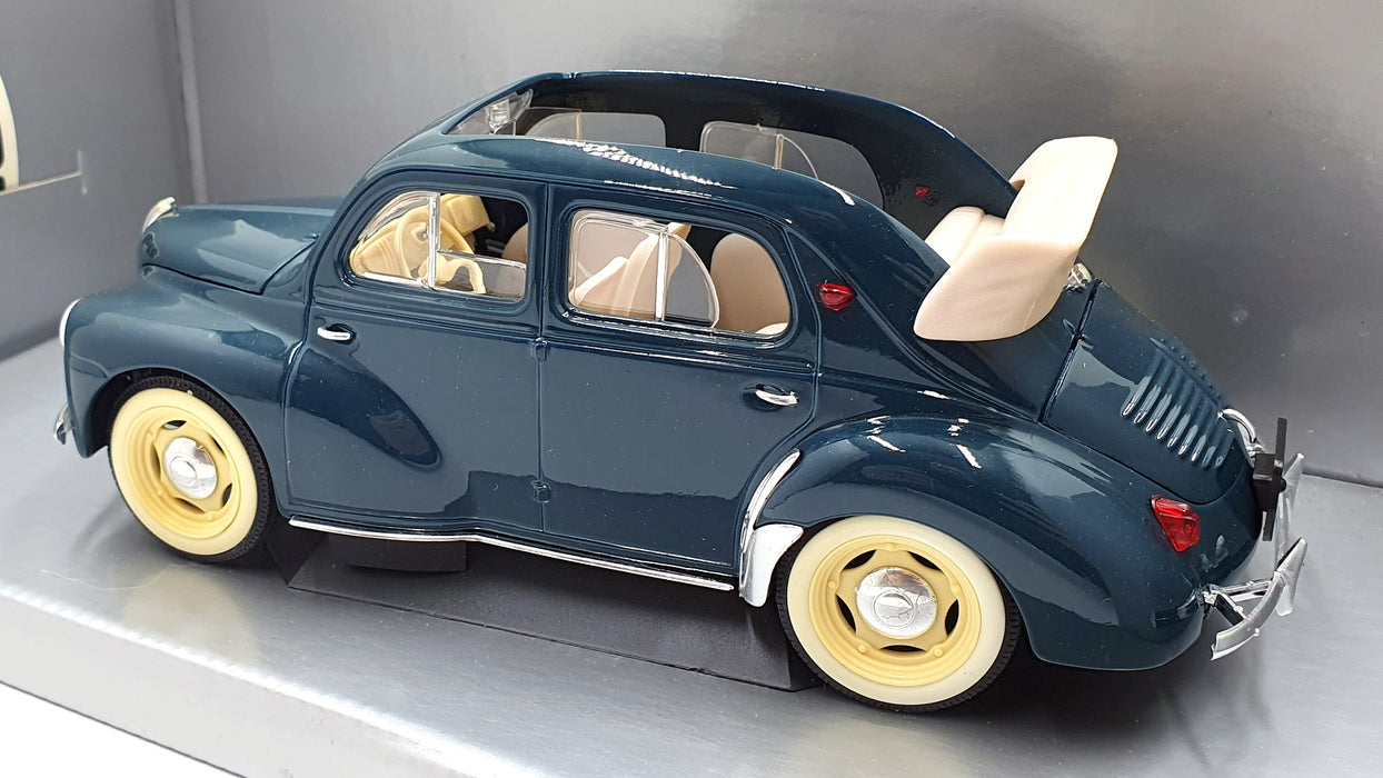 Solido 1/18 Scale Diecast 8204 - Renault 4 CV Cabriolet - Met Blue