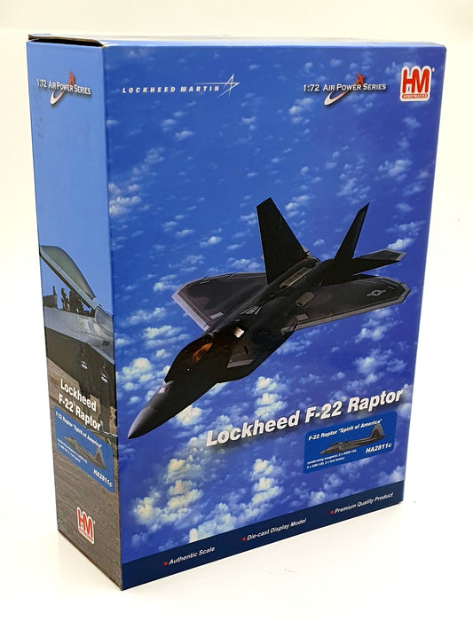 Hobby Master 1/72 Scale HA2811c - Lockheed F-22 Raptor "Spirit of America"