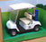 Welly 9.5cm Long Pull Back & Go 391565 - Golf Car - White