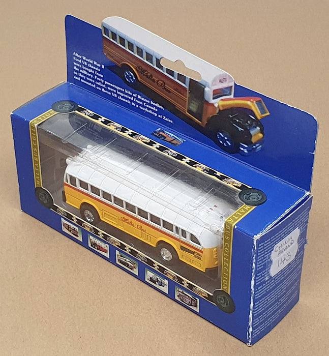 China Brand Appx 12cm Long Diecast 143 - Malta Bus Model - Yellow/White