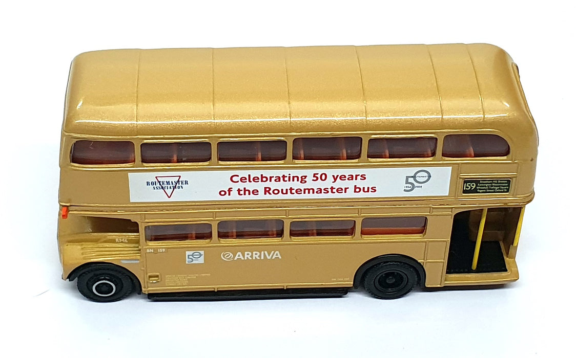 EFE 1/76 Scale 15632A - AEC RM Routemaster Bus 50th Ann. Arriva Rt. 159 - Gold