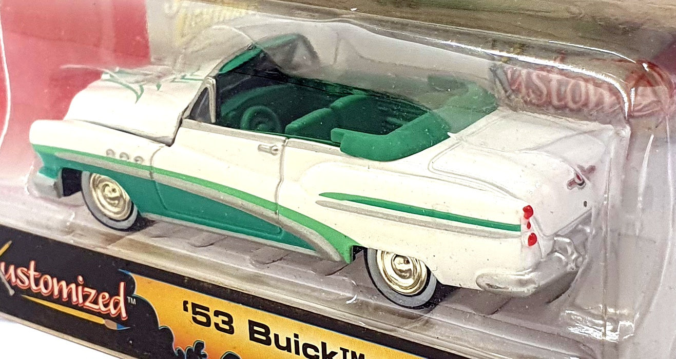 Johnny Lightning 1/64 Scale 375-08 - 1953 Buick Super - White/Green