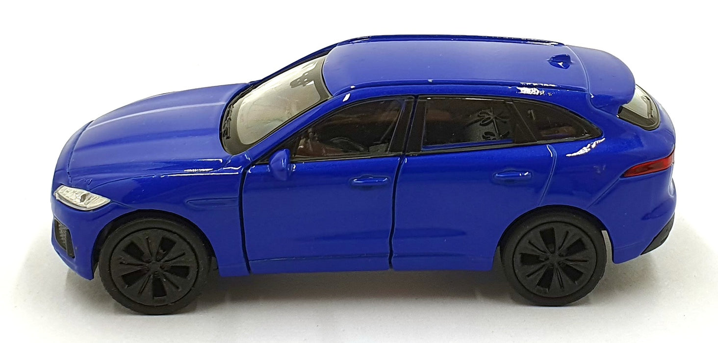 Welly Model 12cms Pull Back and Go 301125B - Aston Martin V12 Vantage - Blue