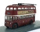 Corgi 1/76 Scale OM41414A - ROE Trolleybus Doncaster Dual Destination - Dark Red