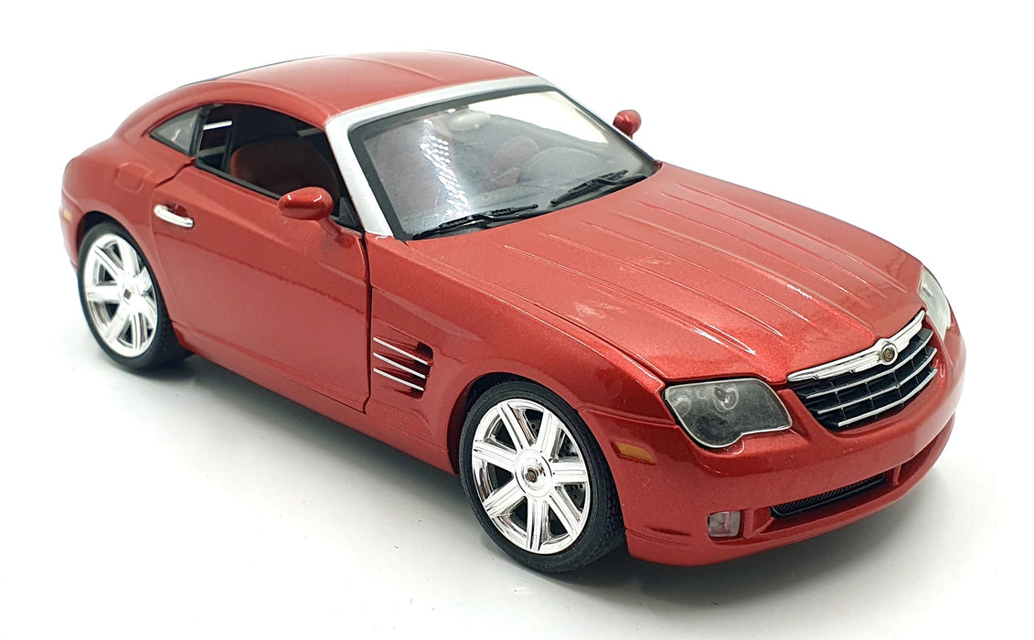Maisto 1/18 Scale Diecast 16126X - 2003 Chrysler Crossfire - Met Red
