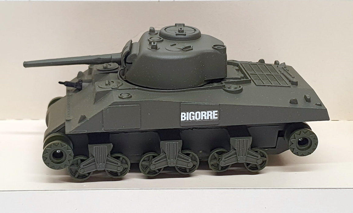 Solido 1/50 Scale Diecast 6210 - M4A3 Sherman Tank Bigorre - Green
