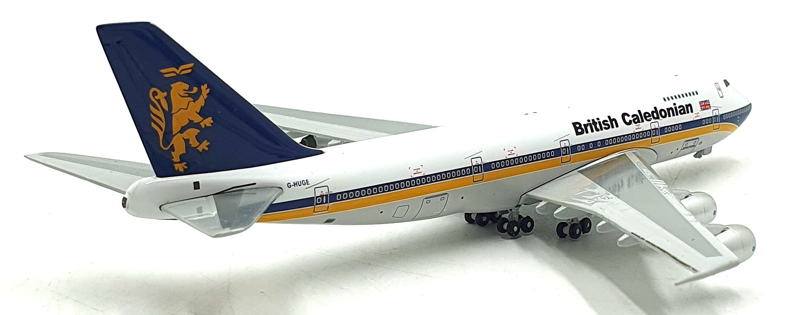 Gemini Jets 1/400 Scale GJBCA568 - British Caledonian Boeing 747-200 Aircraft
