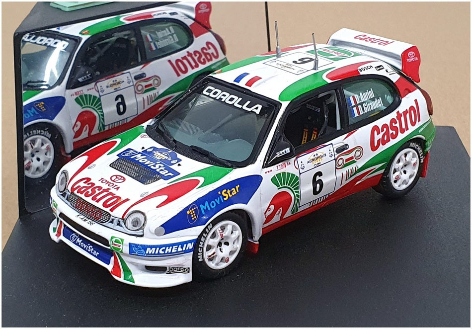 Vitesse 1/43 Scale V98202 - Toyota Corolla WRC #6 Acropolis Rally 1998 ...