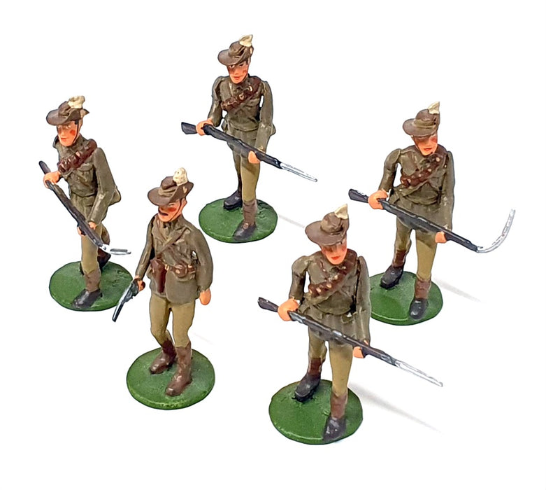 D.B. Figurines Soldiers Of The Queen 54mm 617 - AIF & Light H Officers
