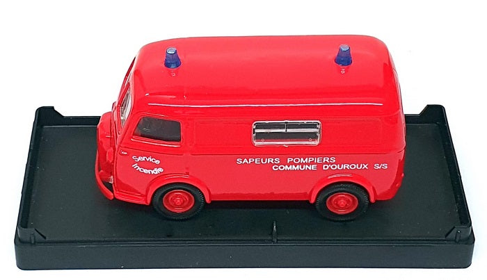 Solido 1/43 Scale 4834 - Peugeot D4A Pompiers Fire Van - Red