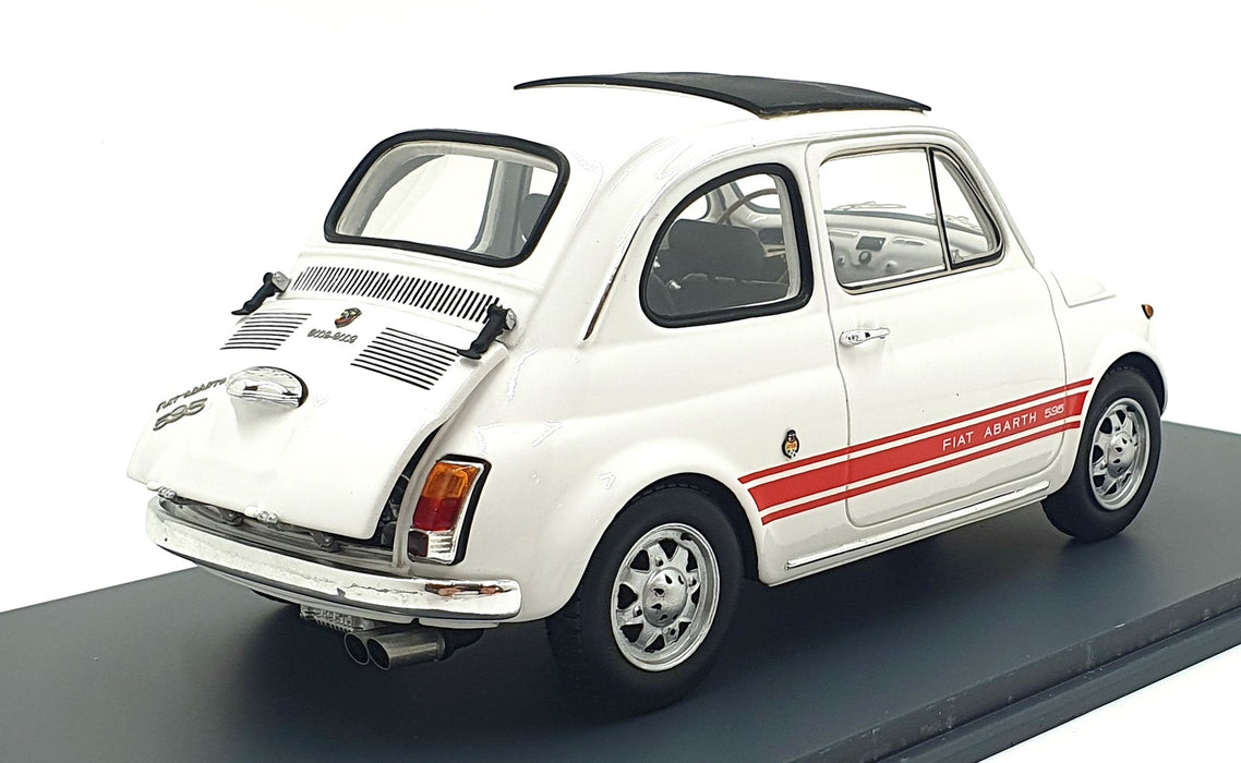 Schuco 1/18 Scale Resin 45 005 5900 - 1965 Fiat 500 Abarth 595 SS - White