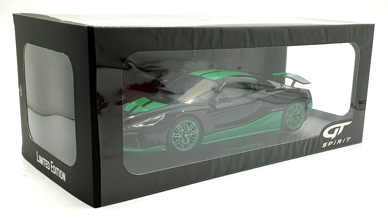 GT Spirit 1/18 Scale Resin GT916 - Rimac Nevera Record Time Attack - Black/Green