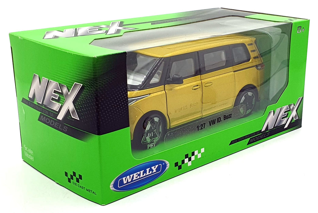Welly NEX 1/27 Scale Diecast 24119W-M.YL  - VW ID Buzz - Met. Gold