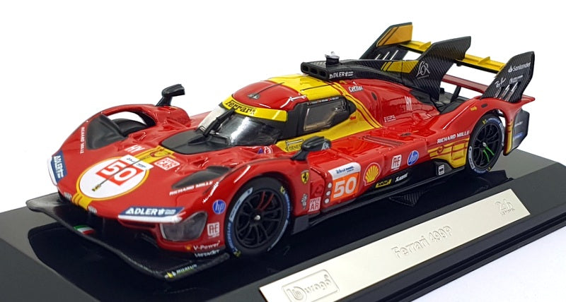 Burago 1/43 Scale Diecast #18 36316 - Ferrari 499P Racing #50 24Hr Le Mans 2024