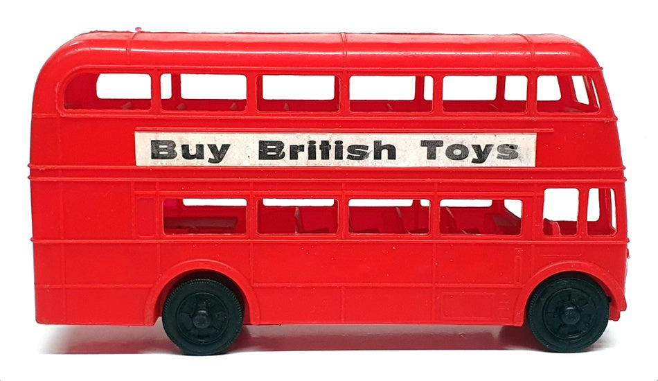 Unknown Brand 21cm Long Plastic Model LB12 - Routemaster London Bus - Red
