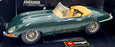 Burago 1/18 Scale Diecast 3026 - 1961 Jaguar E Type Cabriolet - Green