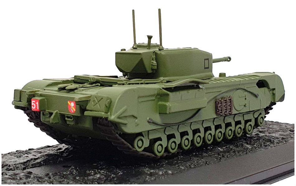 Atlas Editions 1/72 Scale 4660 105 - Churchill MkIV Tank 1944 - Green
