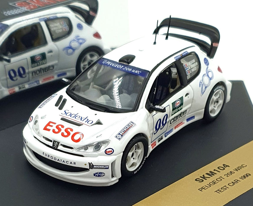 Skid 1/43 Scale SKM104 - Peugeot 206 WRC #99 Test Car 1999