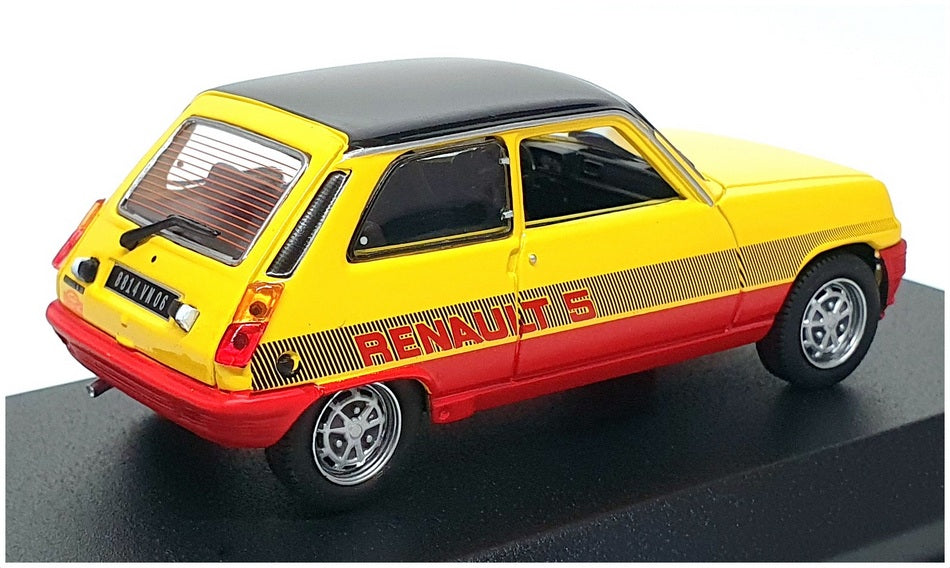 Norev 1/43 Scale 510536 - 1978 Renault 5 Monte Carlo - Yellow/Red/Black