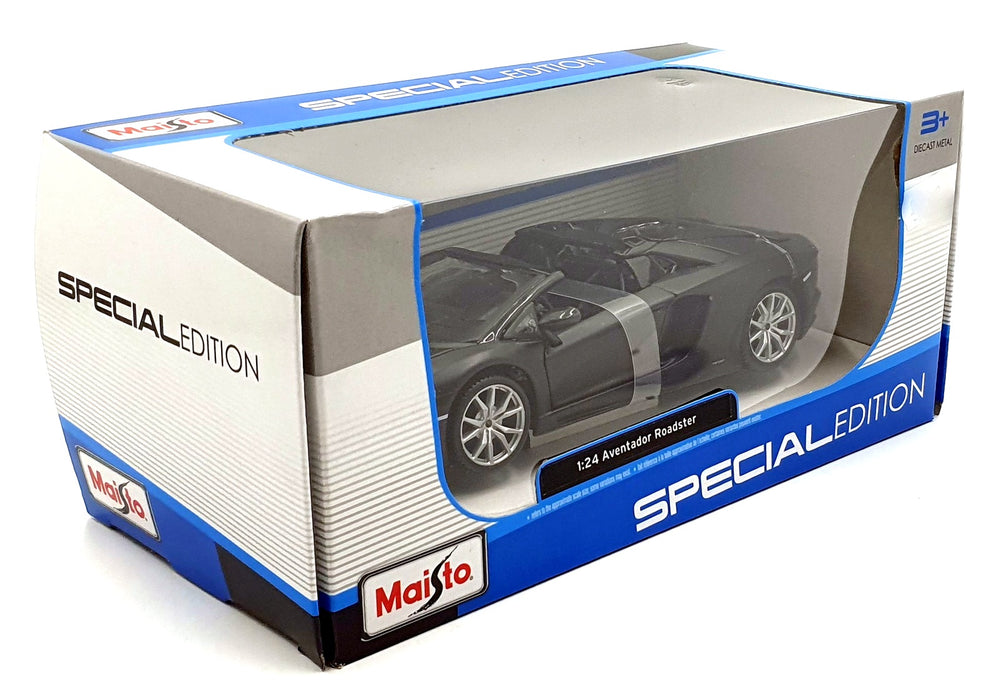 Maisto 1/24 Scale Diecast 31504 - Lamborghini Aventador Roadster - Black