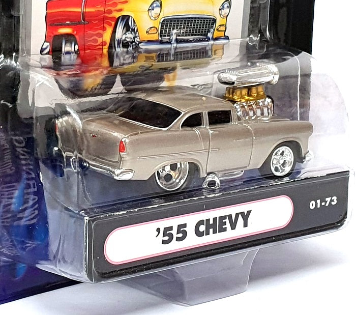 Muscle Machines 1/64 Scale 71161 01-73 - 1955 Chevrolet Chevy - Champagne