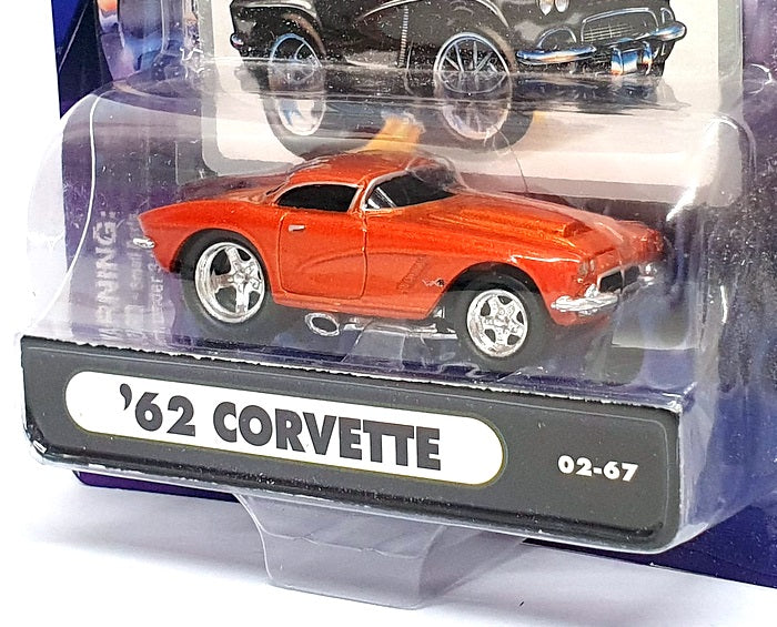 Muscle Machines 1/64 Scale 71151 02-67 - 1962 Chevrolet Corvette Met. Lt. Copper