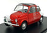 Solido 1/18 Scale S1801409 - 1965 Fiat 500 Tribute to Italia - Red/Green/White