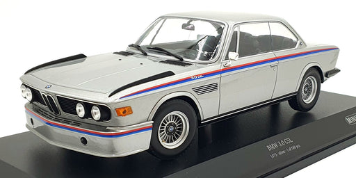 Minichamps 1/18 Scale 155 028135 - 1973 BMW 3.0 CSL - Silver