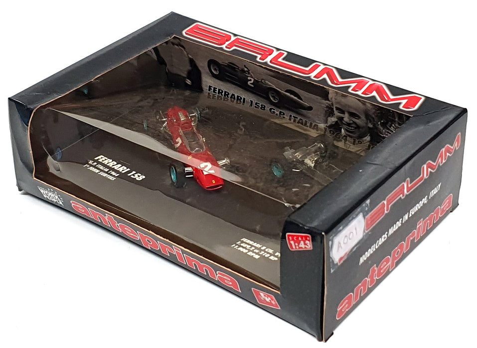 Brumm 1/43 Scale A001 - F1 Ferrari 158 #2 Winner Italy GP 1964 John Surtees