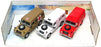 Cararama 1/43 Scale 035376 - 3x Land Rover Set UN Ambulance Fire