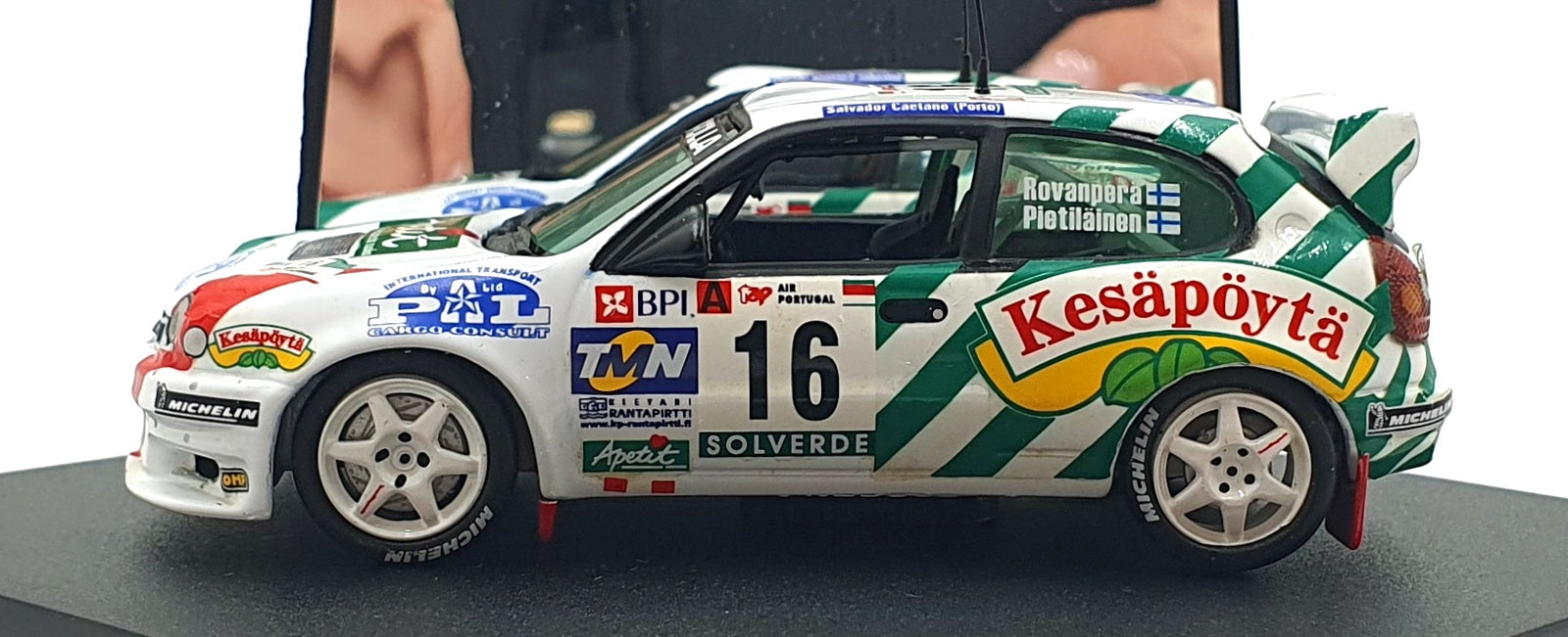Skid 1/43 Scale SKM123 - Toyota Corolla WRC #16 Portugal 2000 - Rovanpera