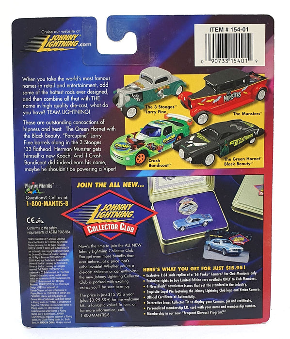 Johnny Lightning 1/64 Scale 154-01 The Munsters - Red/Black