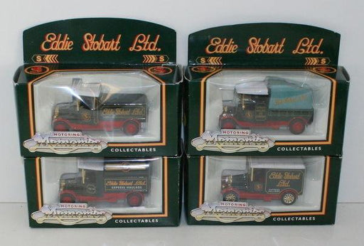 CORGI MOTORING MEMORIES 1/43 SCALE - EDDIE STOBART SET OF 4 VEHICLES - 61203