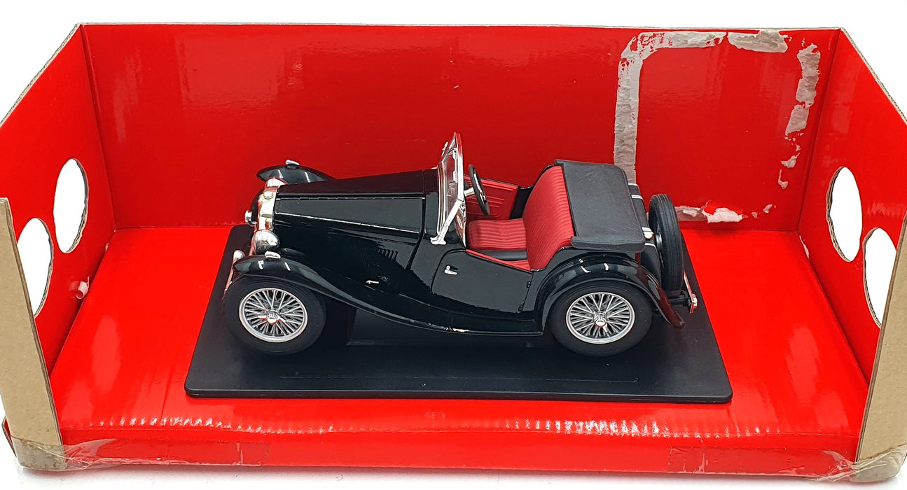 Road Signature 1/18 Scale Diecast 92468 - 1947 MG TC Midget - Black