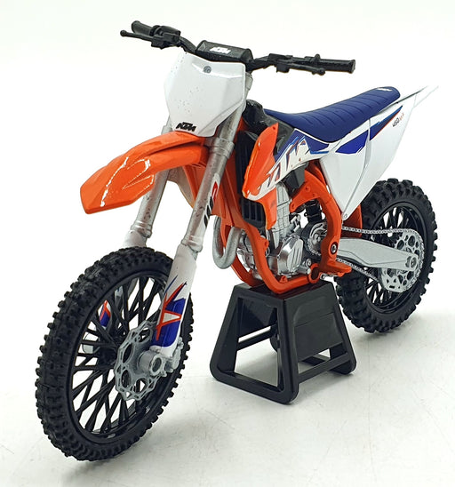 NewRay 1/12 Scale 58343 - KTM 450 SX-F Motorbike - Orange/White