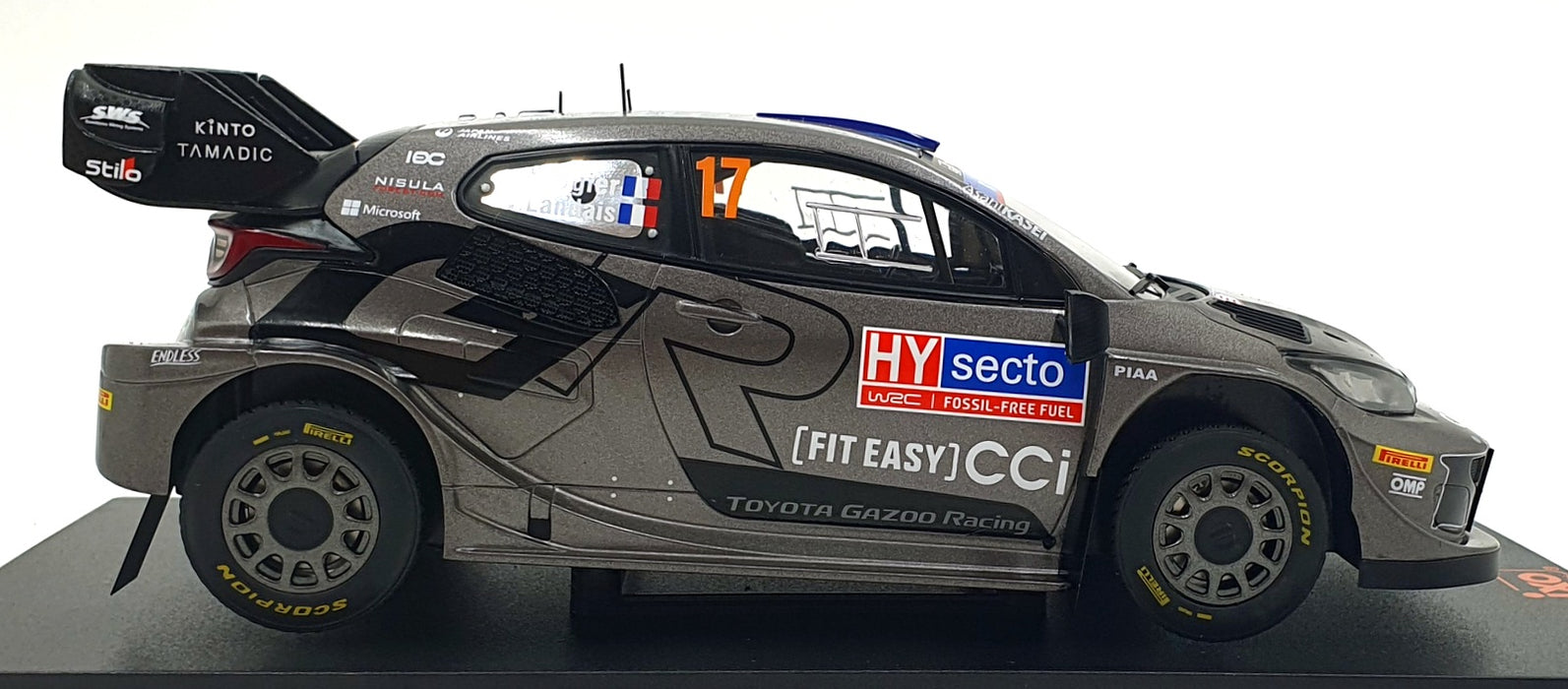 Ixo 1/18 Scale 18RMC216.22 - Toyota GR Yaris Rally1 Hybrid #17 Finland 2024