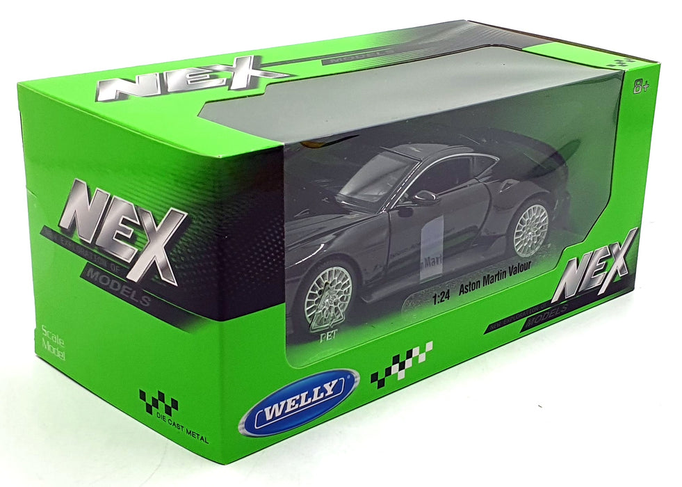 Welly NEX 1/24 Scale Diecast 24130W-BK - Aston Martin Valour - Black