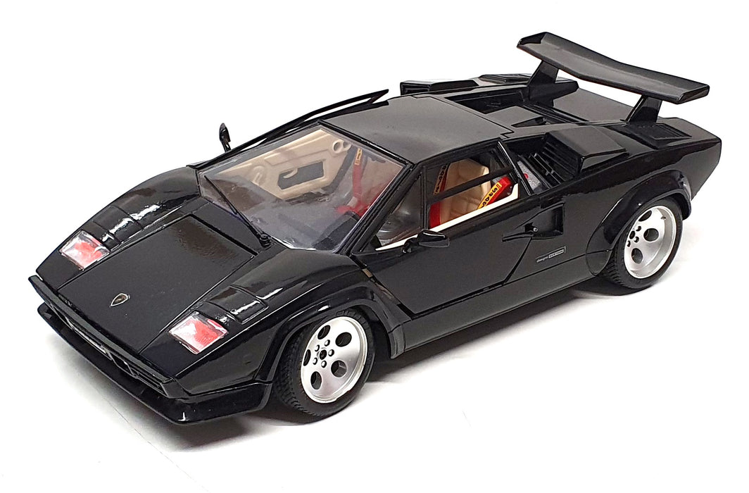 Burago 1/18 Scale Diecast 3037 - 1988 Lamborghini Countach - Black