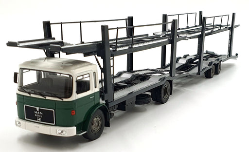 Ixo Models 1/43 Scale TTR027 - MAN Car Transporter with Trailer 1970 Green/Black