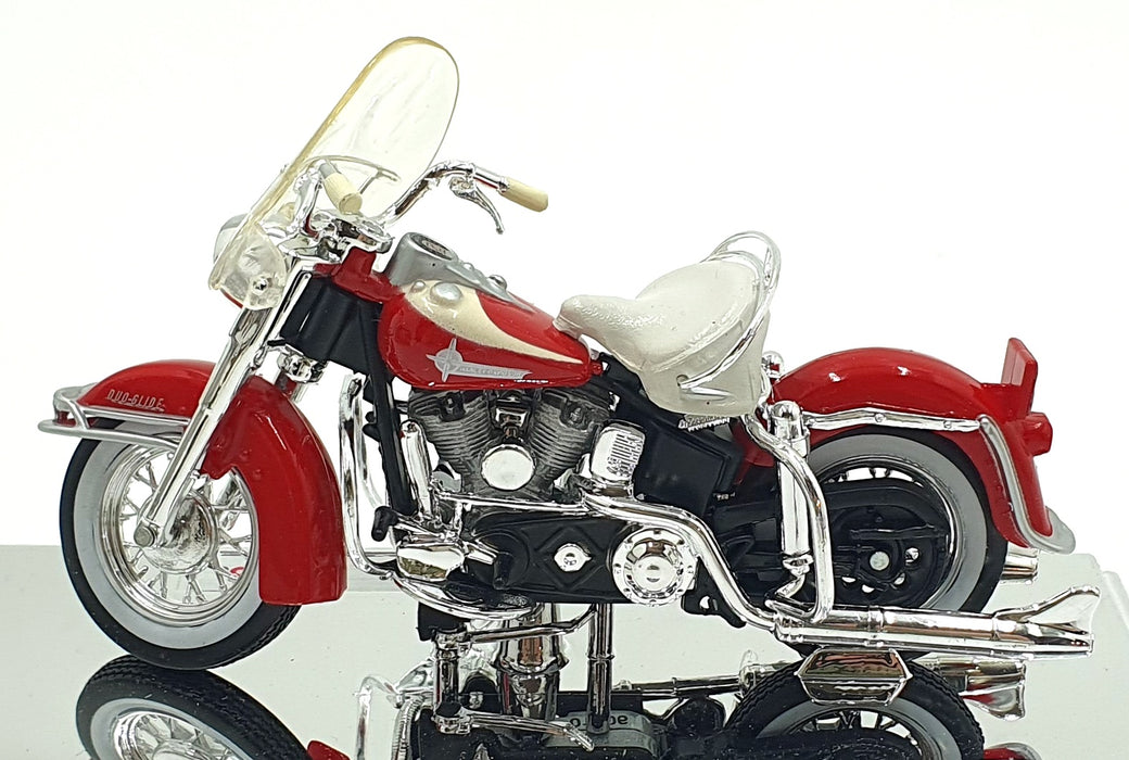 Maisto 1/18 Scale 39360 - 1962 Harley Davidson FLH Duo Glide - Red/White