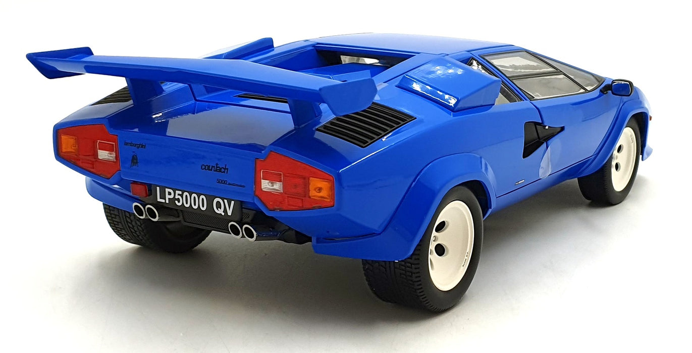 KK Scale 1/12 Scale KKDC120145 - 1985 Lamborghini Countach LP5000S QV - Blue