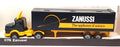 Corgi 20cm Long 1176 - Mercedes Benz Truck & Trailer (Zanussi) Black/Yellow