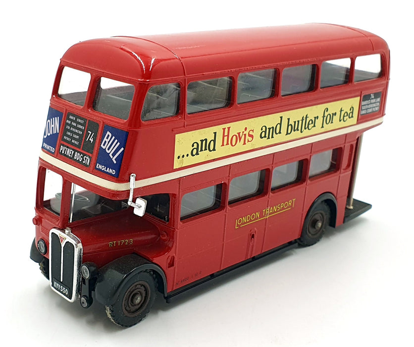 Solido 1/50 Scale 4402 - AEC D/Deck London Bus Rt. 74 - Red