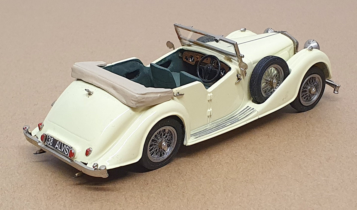 J&M Classics 1/43 Scale JM104 - Alvis Speed 25 Tourer Charlesworth - Primrose