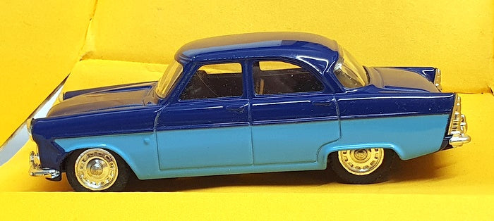 Corgi 1/43 Scale Diecast D709/2 - 1956-62 Ford Zodiac - 2-Tone Blue
