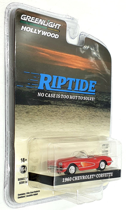 Greenlight 1/64 Scale 44940-B - 1960 Chevrolet Corvette - Red