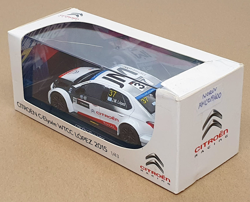 Norev 1/43 Scale AMC019600 - Citroën C-Elysée #37 WTCC 2015 López
