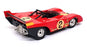 Norev Jet-Car 1/43 Scale Diecast 835 - Ferrari 008 Race Car #2 - Red