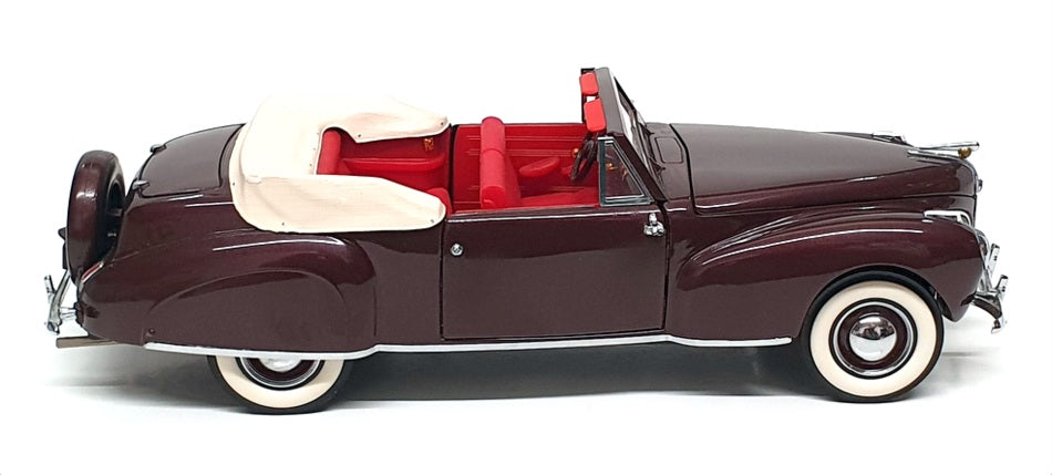 Franklin Mint 1/24 Scale Diecast B11RU76 - 1941 Lincoln Continental Met Brown